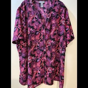 Catherines vibrant floral blouse